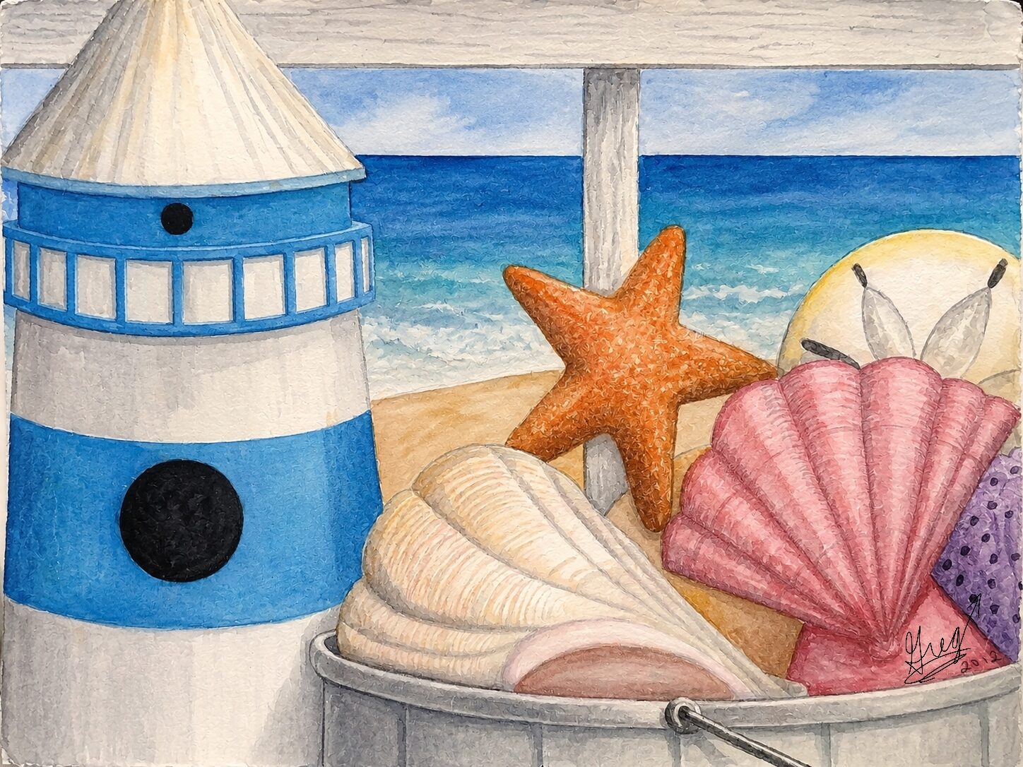 Lighthouse & Seashells